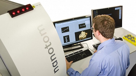 Промышленный компьютерный томограф phoenix nanotom m